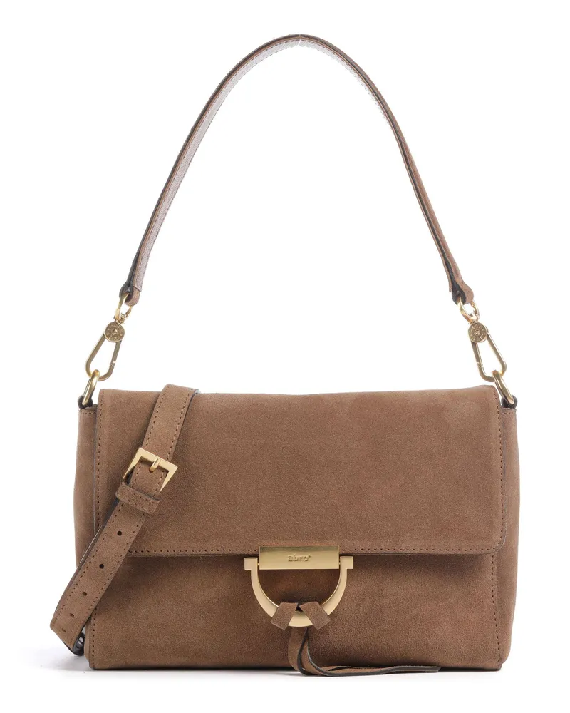 Abro Schultertasche Suede Temi in braun Braun