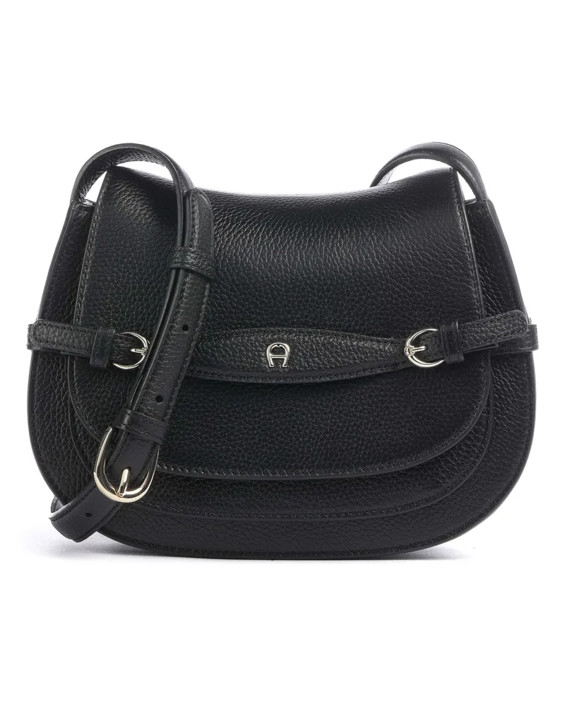 Aigner Umhängetasche Cavallo S in schwarz Schwarz