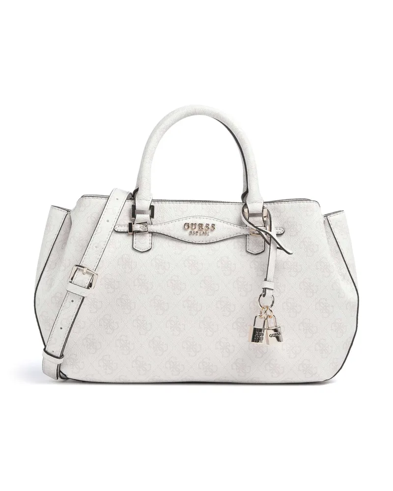 Guess Handtasche Katya 4G Logo in weiß Weiß
