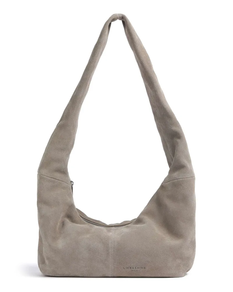 Liebeskind Beuteltasche Bo Suede L in grau Grau