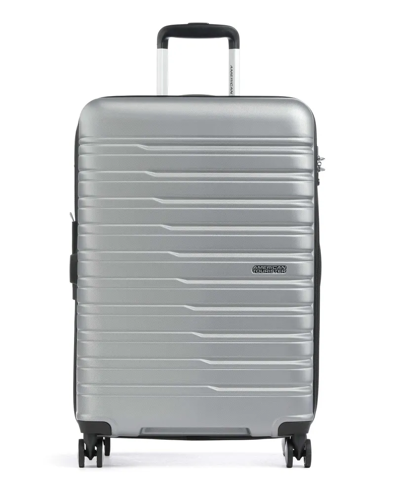 American Tourister 4-Rollen Trolley Flashline in silber Silber