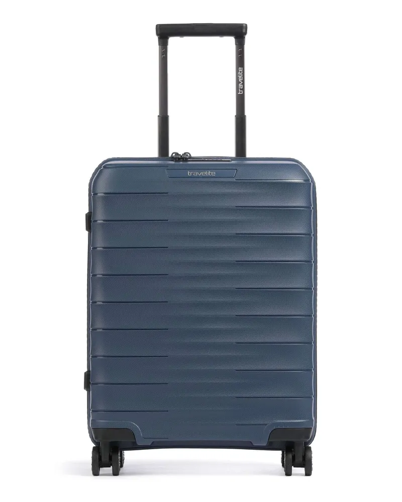 Travelite 4-Rollen Trolley Mooby in blau Blau