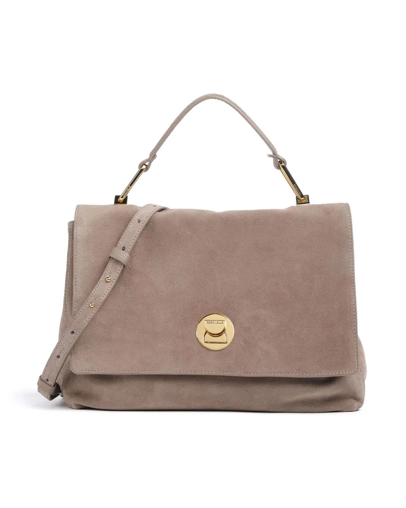 Coccinelle Handtasche Liya Suede in grau Grau