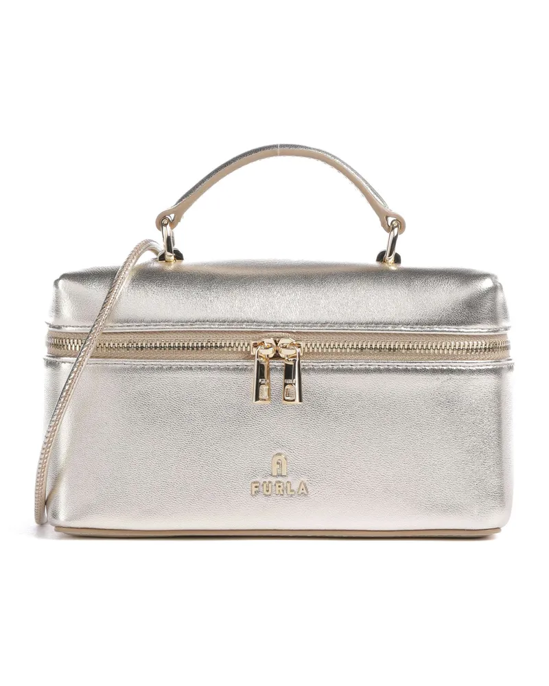 Furla Umhängetasche Camelia Micro in gold Gold