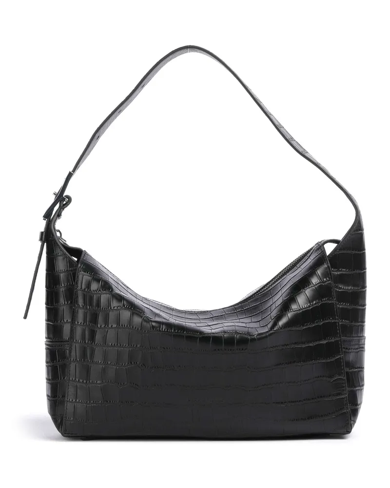 Liebeskind Beuteltasche Lou 2 New Croco M in schwarz Schwarz