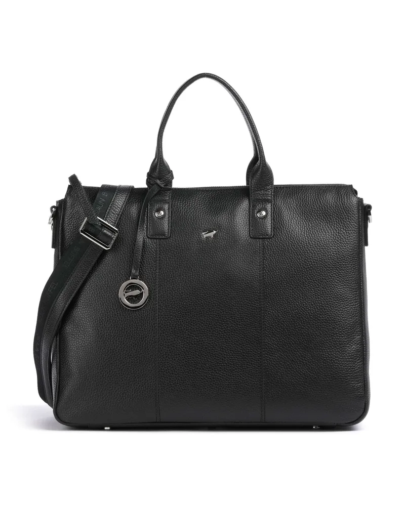 Braun Büffel Aktentasche Hanna in schwarz Schwarz