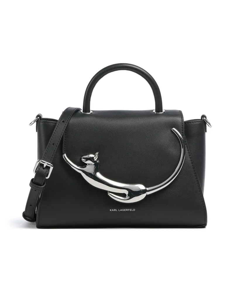 Karl Lagerfeld Handtasche Ikon Choupette in schwarz Schwarz