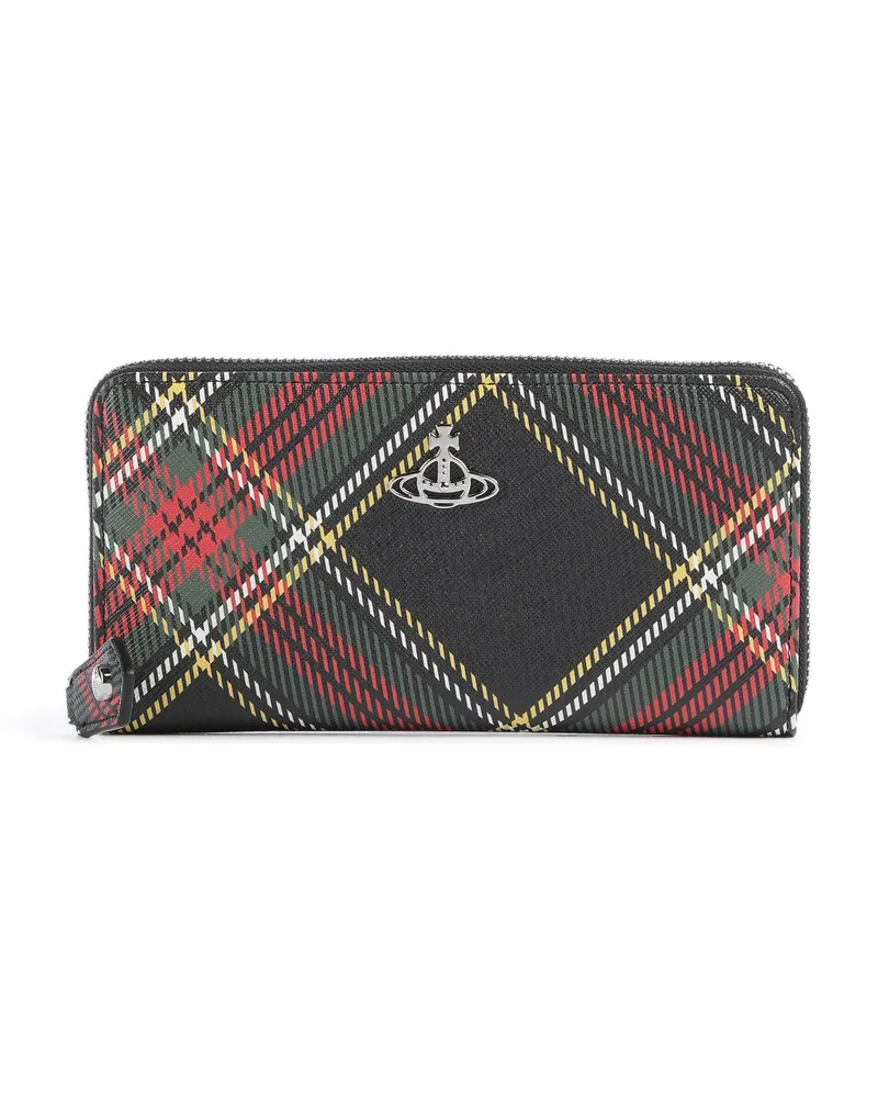 Vivienne Westwood Geldbörse Saffiano Printed Classic in mehrfarbig Mehrfarbig