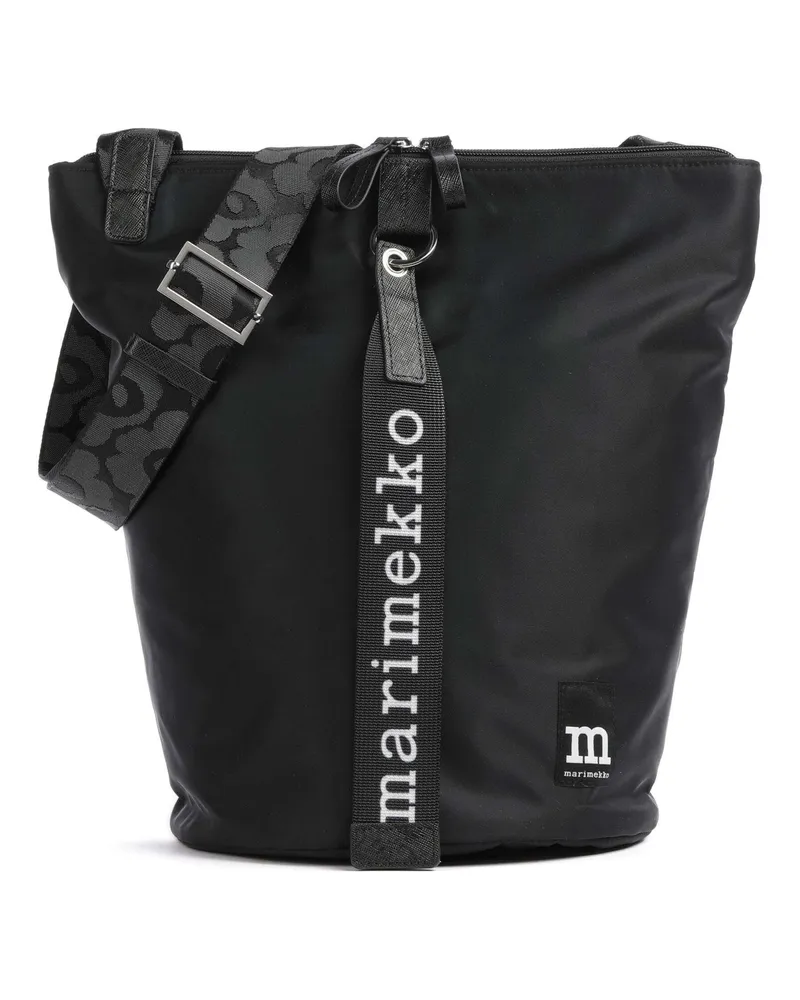 Marimekko Bucket bag Solid All Day in schwarz Schwarz