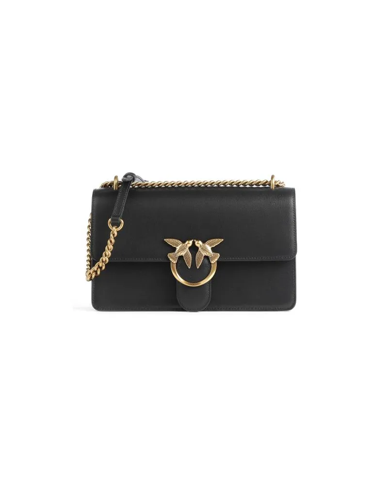 Pinko Love One Classic Schultertasche schwarz Schwarz
