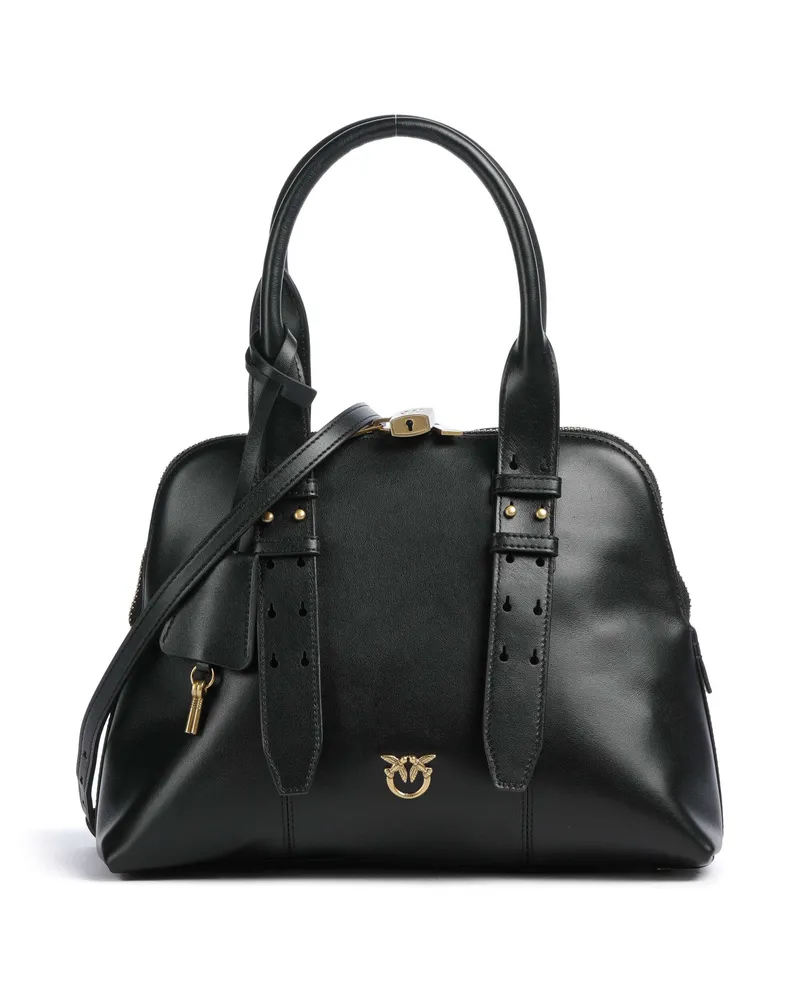 Pinko Handtasche Bowling Medium in schwarz Schwarz