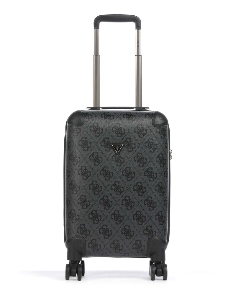 Guess 4-Rollen Trolley Berta 4G Logo in schwarz Schwarz