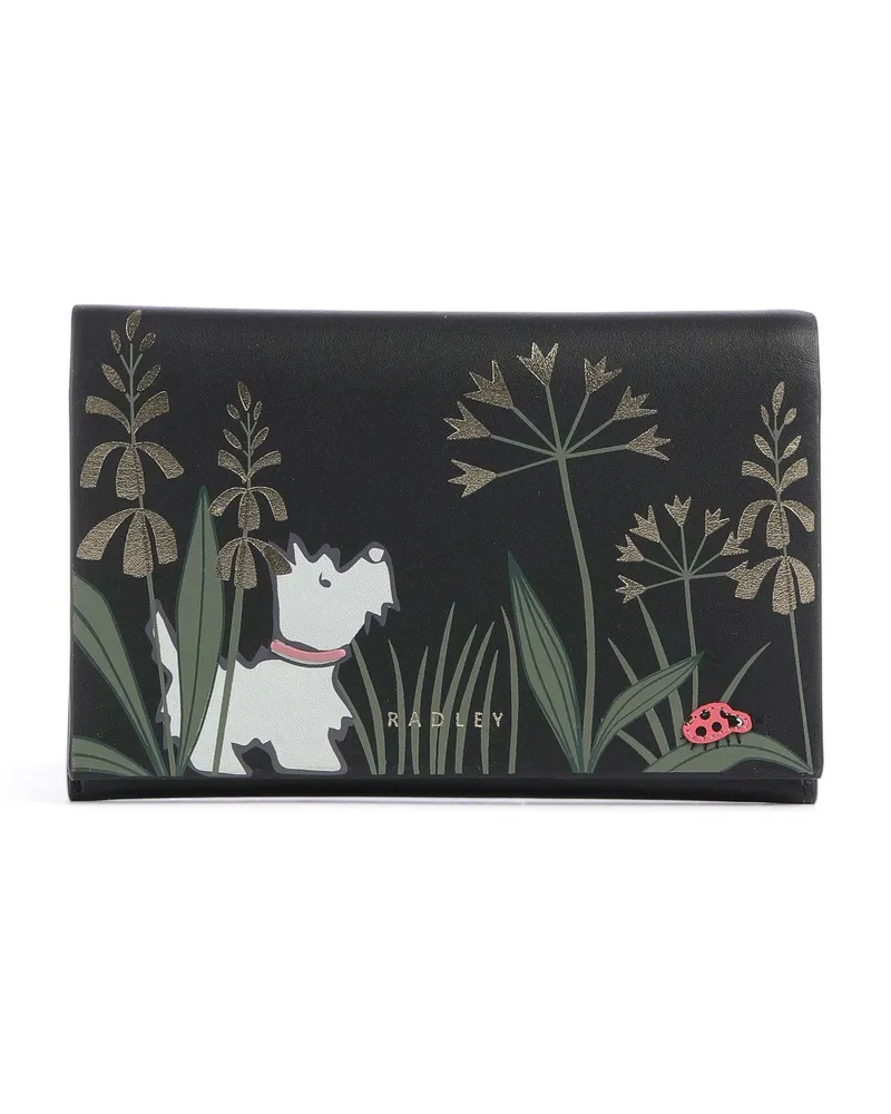 Radley London Geldbörse Garden Wanderer in schwarz Schwarz