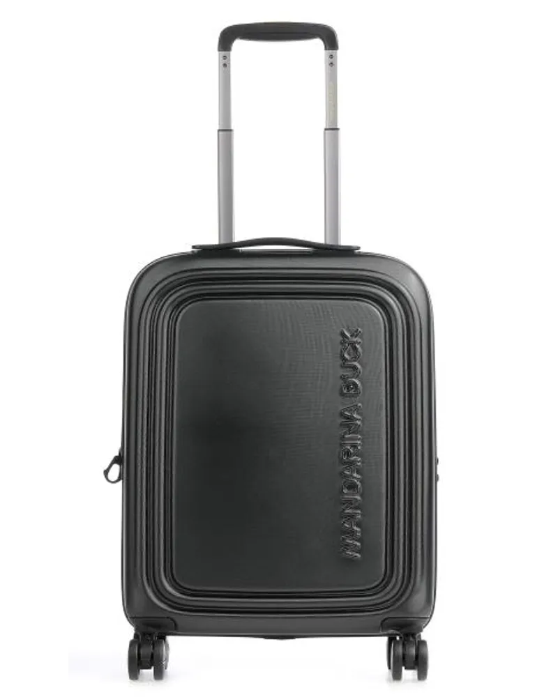 Mandarina Duck Logoduck+ 4-Rollen Trolley schwarz Schwarz