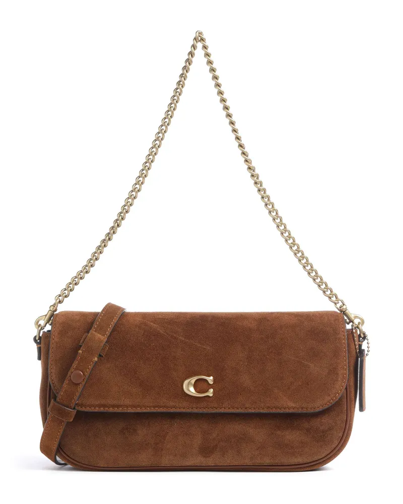 Coach Schultertasche Brook in braun Braun