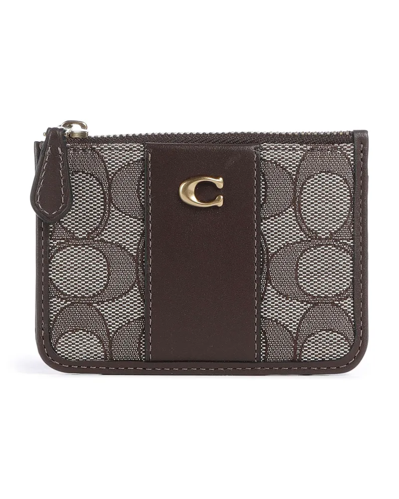 Coach Kreditkartenetui Essential Signature in braun Braun