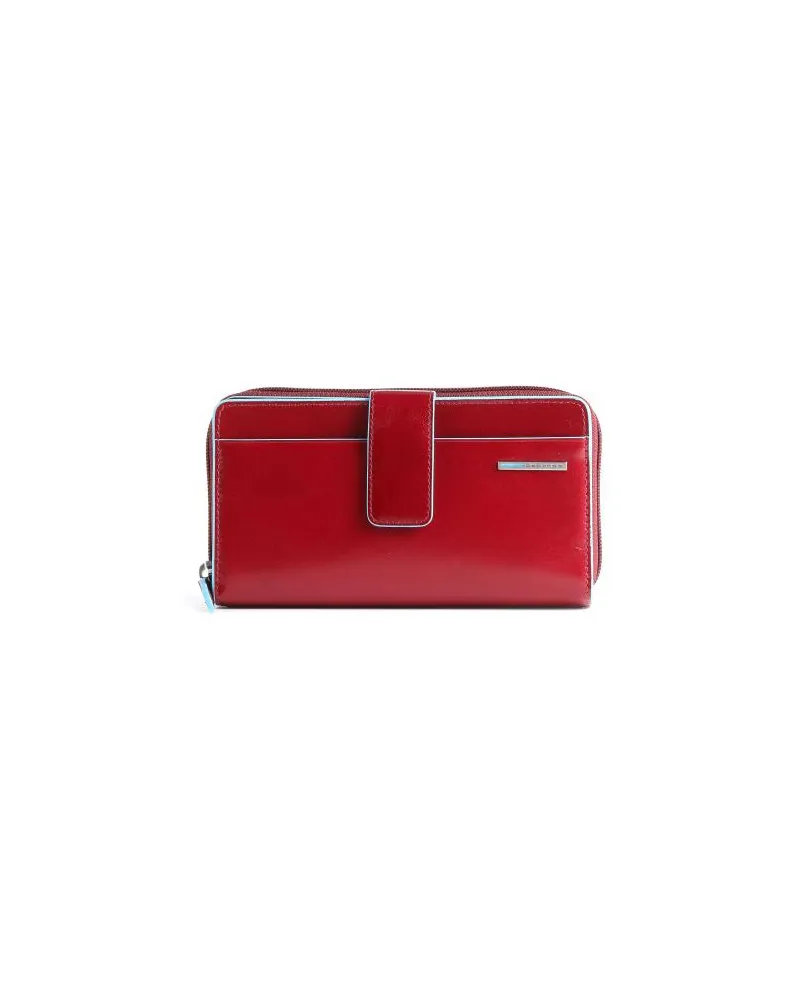 Piquadro Blue Square Rfid Geldbörse rot Rot