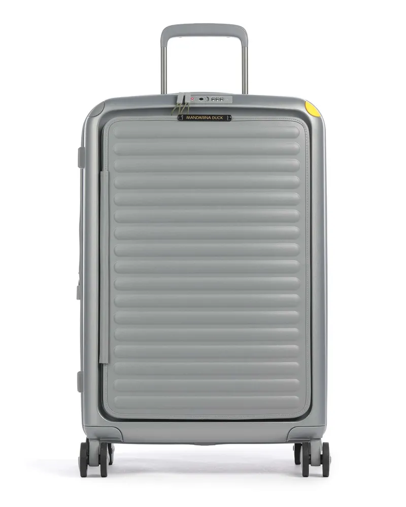 Mandarina Duck 4-Rollen Trolley Smart Duck in grau Grau