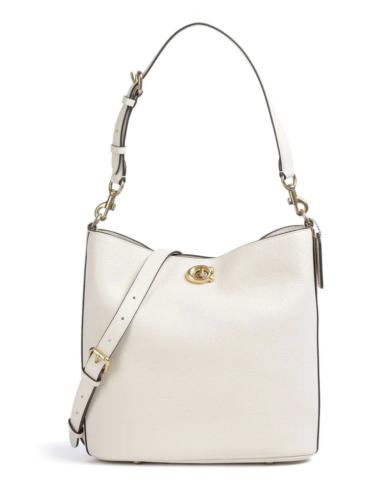 Coach Beuteltasche Willow Soft in elfenbein Beige