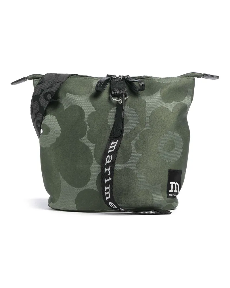 Marimekko Umhängetasche Unikko Carry All in grün Grün