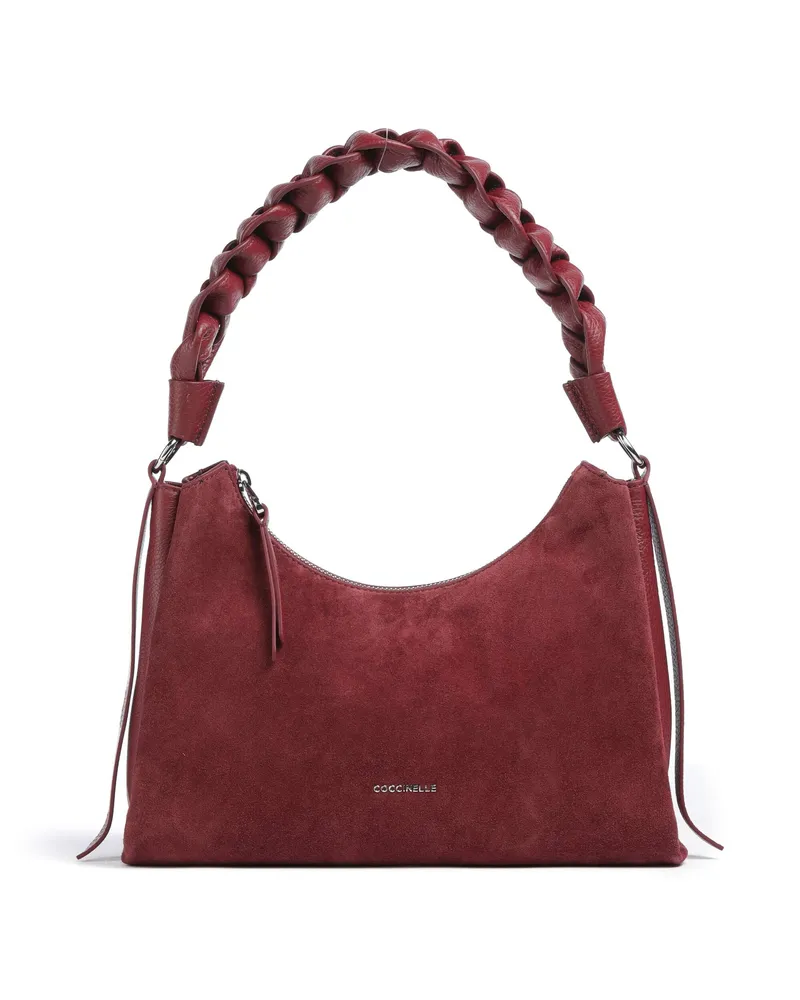 Coccinelle Schultertasche Boheme Suede in rot Rot