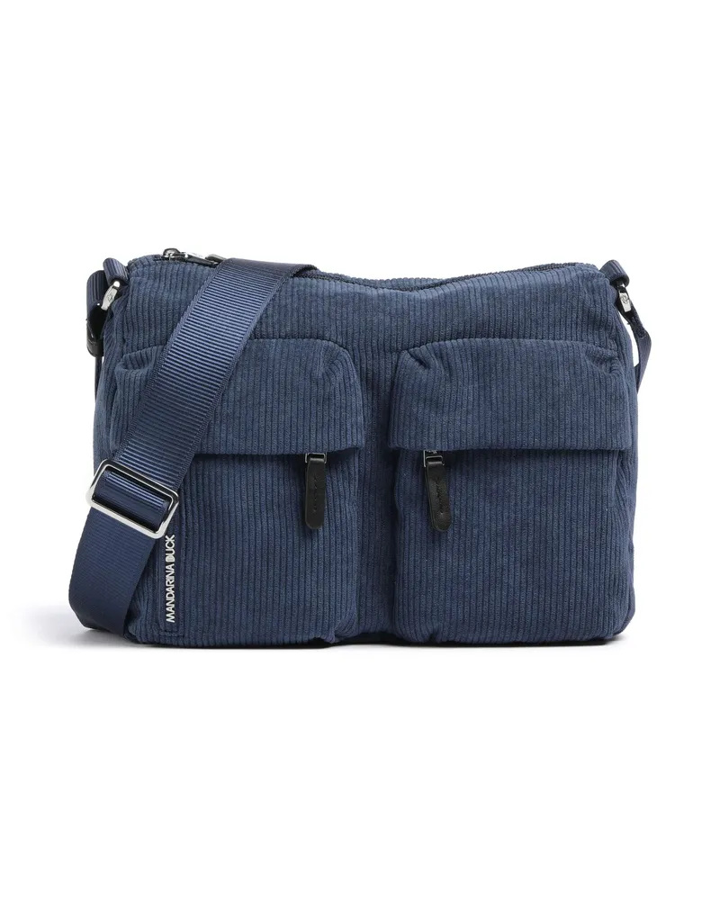 Mandarina Duck Umhängetasche Hunter Velvet in blau Blau
