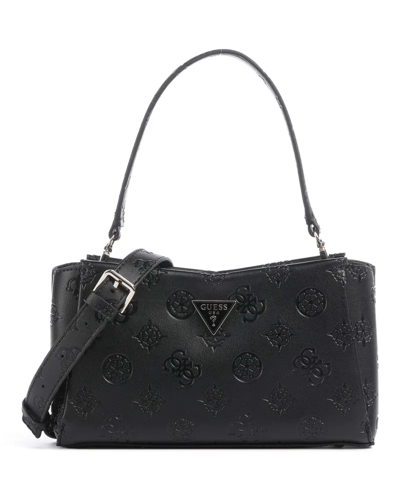 Guess Schultertasche Tisha in schwarz Schwarz