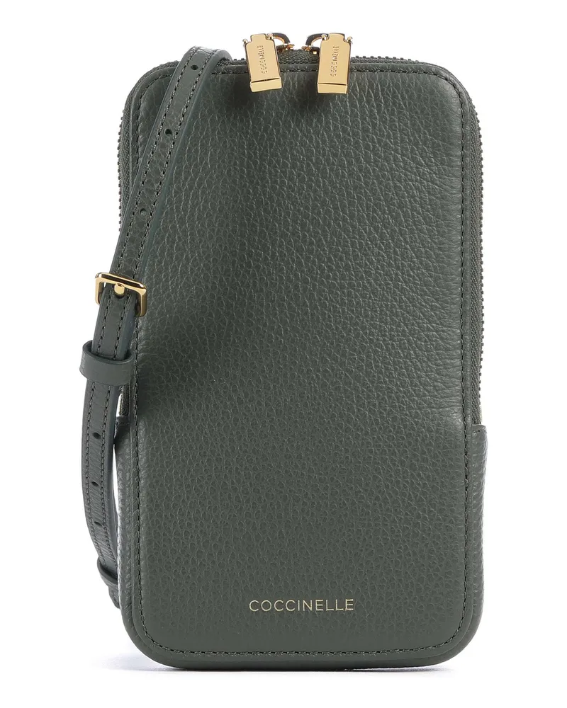Coccinelle Handytasche Flor in grün Grün