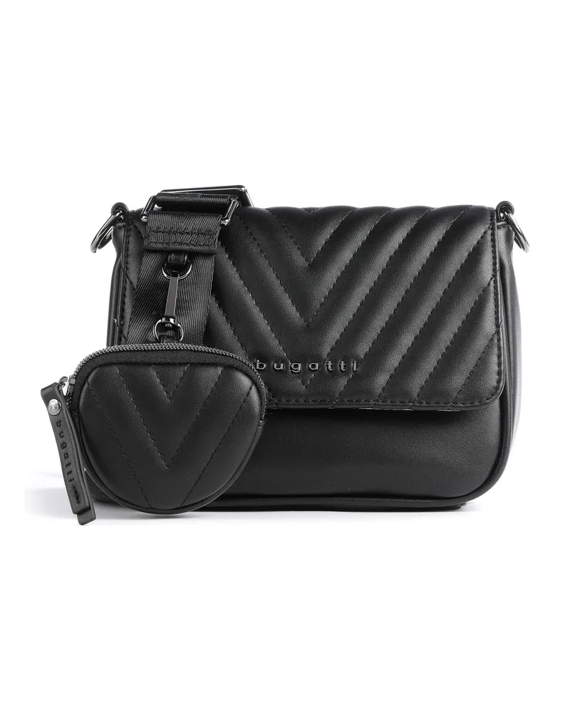 Bugatti Umhängetasche Sira in schwarz Schwarz