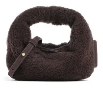 Umhängetasche Greta Teddy Micro in braun