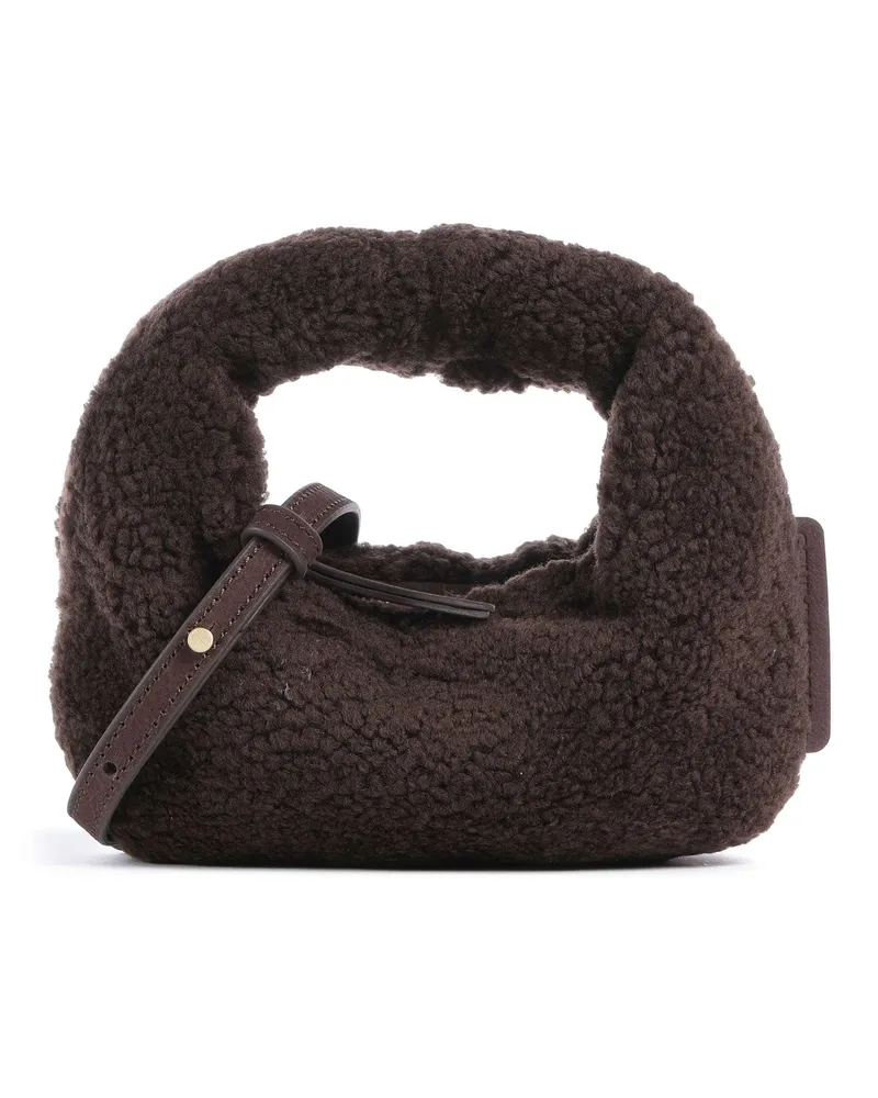 LES VISIONNAIRES Umhängetasche Greta Teddy Micro in braun Braun