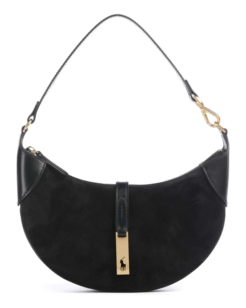 Ralph Lauren Schultertasche ID Collection Small in schwarz Schwarz