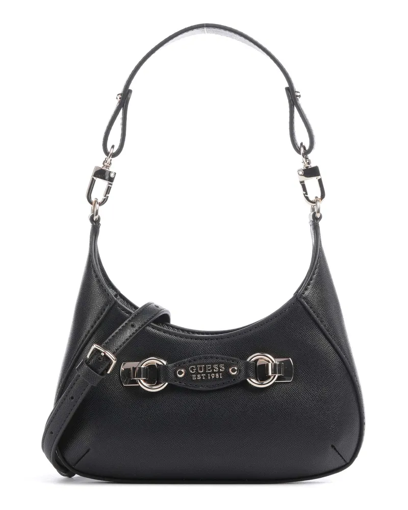 Guess Schultertasche Mimina in schwarz Schwarz