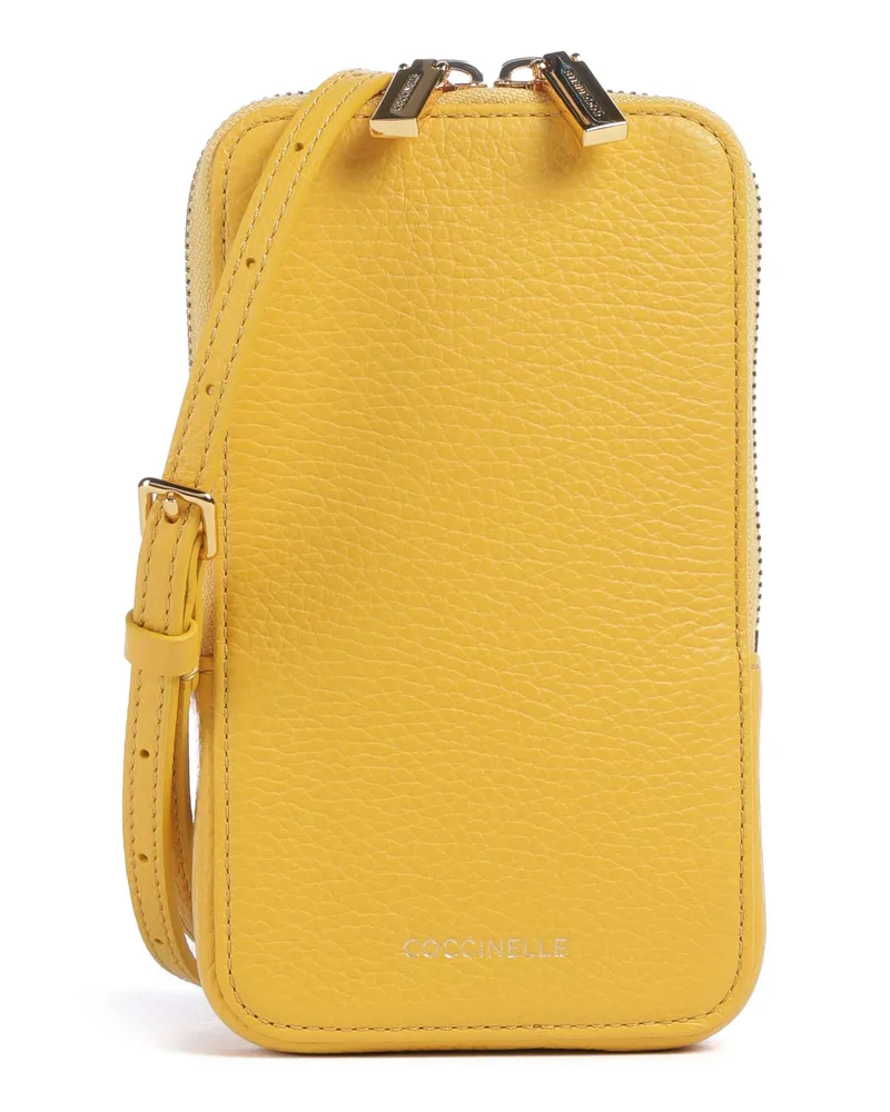 Coccinelle Handytasche Flor in gelb Gelb