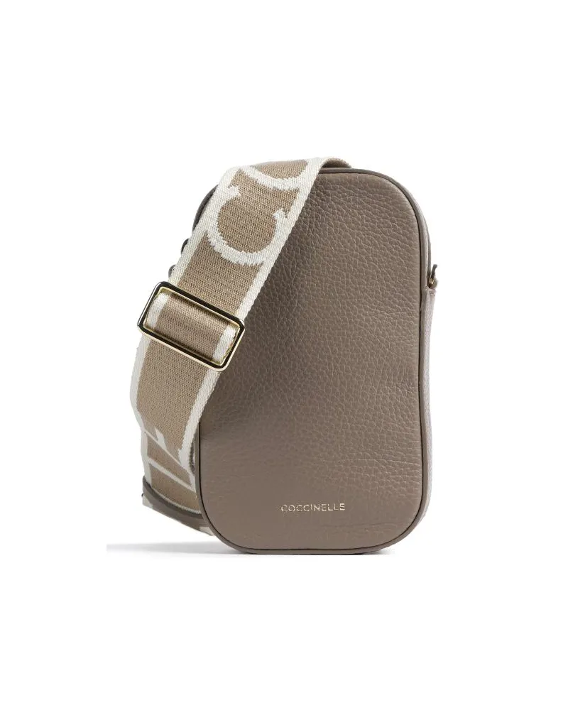 Coccinelle Tebe Handytasche taupe Grau