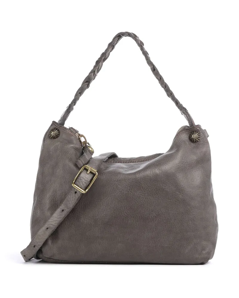 Campomaggi Schultertasche in grau Grau