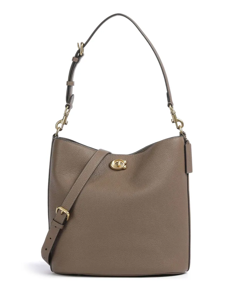 Coach Beuteltasche Willow Soft in grau Grau