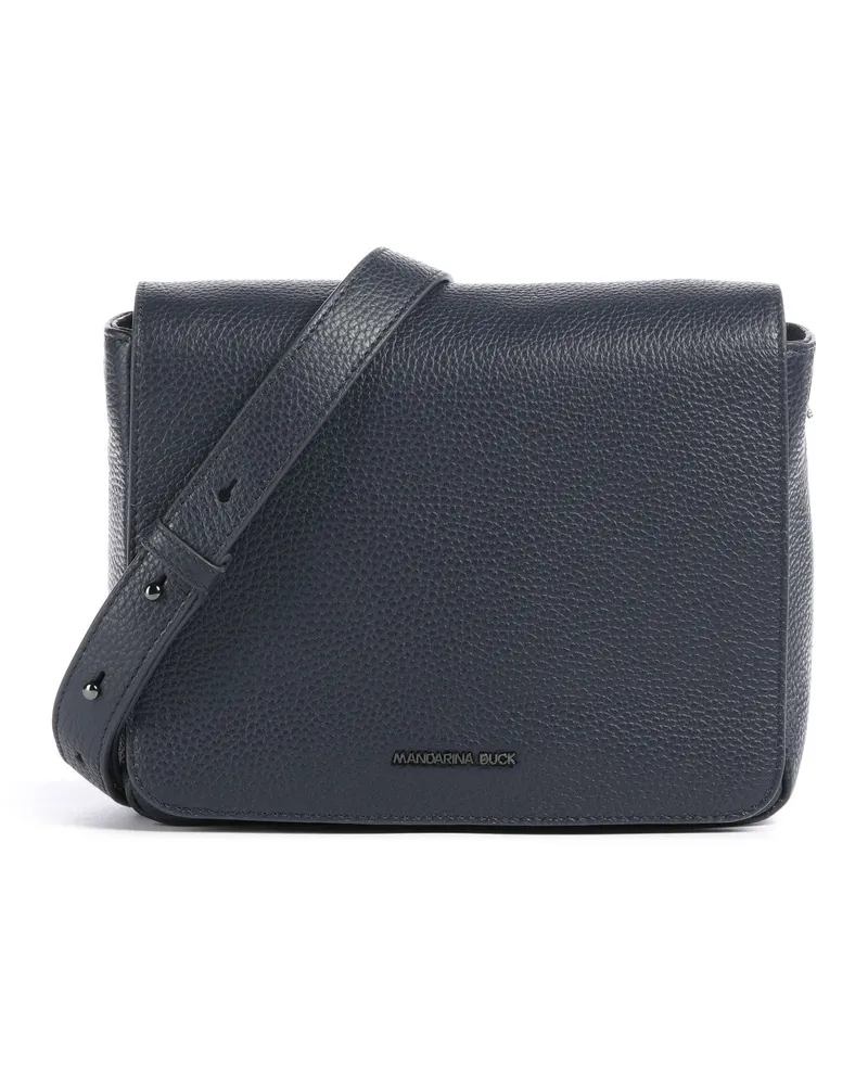 Mandarina Duck Schultertasche Mellow Leather in blau Blau