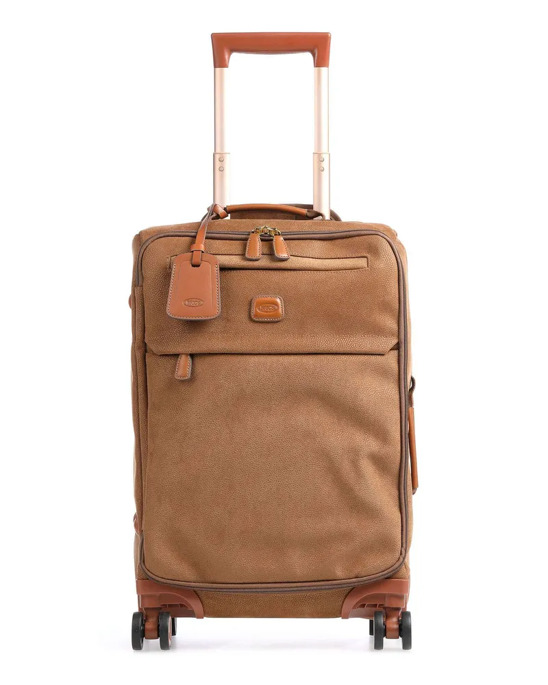 Bric's 4-Rollen Trolley Life in braun Braun