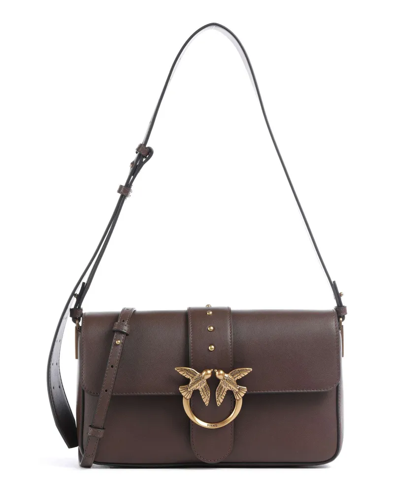 Pinko Schultertasche Love One Classic Slouchy in braun Braun