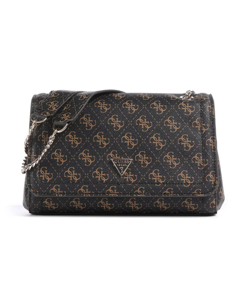 Guess Schultertasche Noelle Q Logo in braun Braun