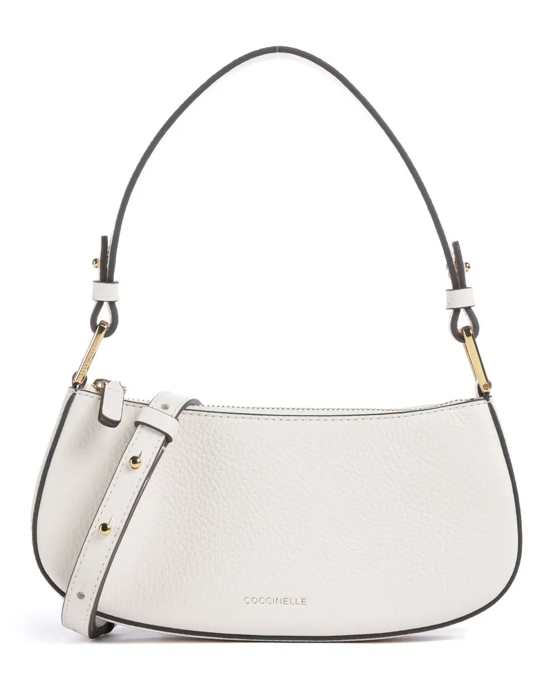 Coccinelle Schultertasche Merveille in weiß Weiß