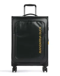 Mandarina Duck Eco Coated 4-Rollen Trolley schwarz Schwarz