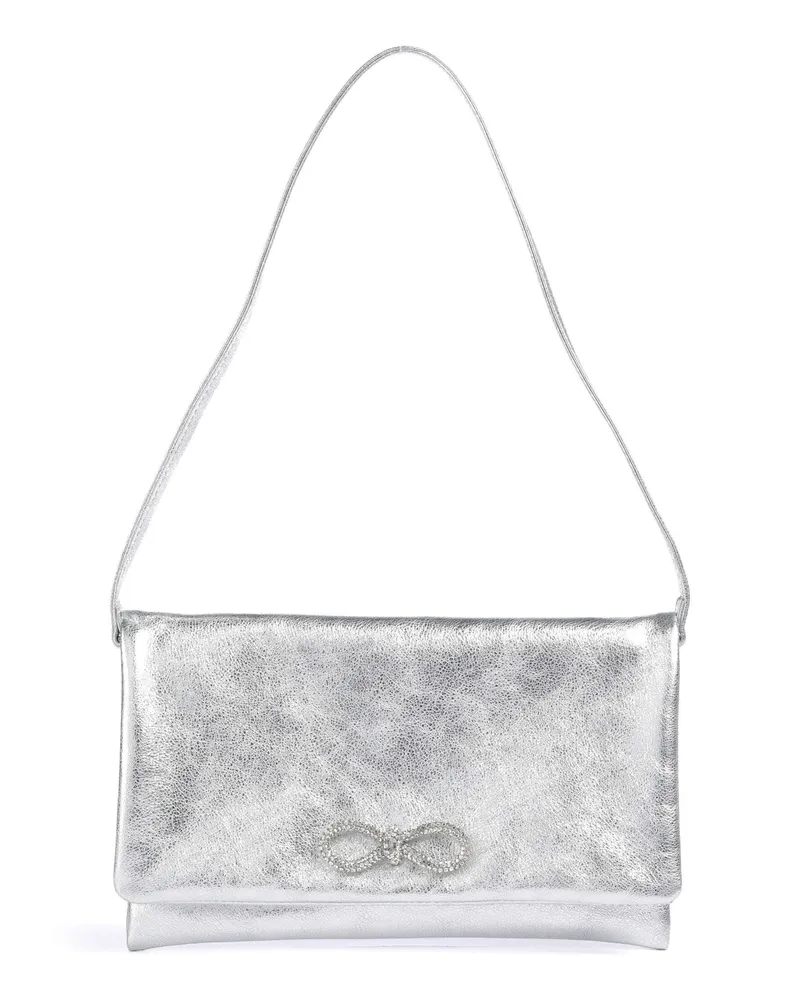 Abro Schultertasche Mimosa Strass in silber Silber