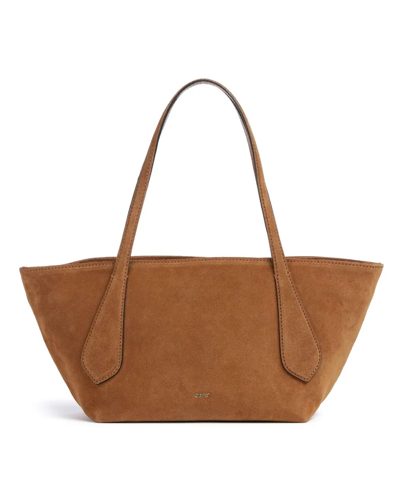 Abro Schultertasche Suede Carina in braun Braun