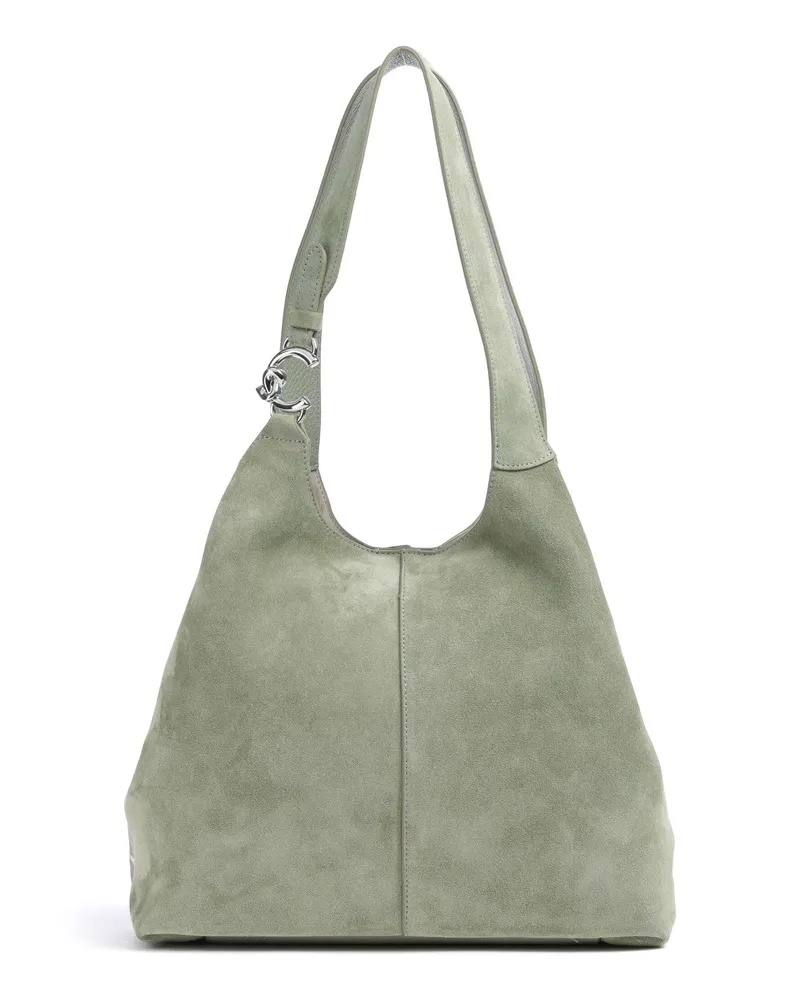 Coccinelle Beuteltasche C-Easy Suede in grau Grau