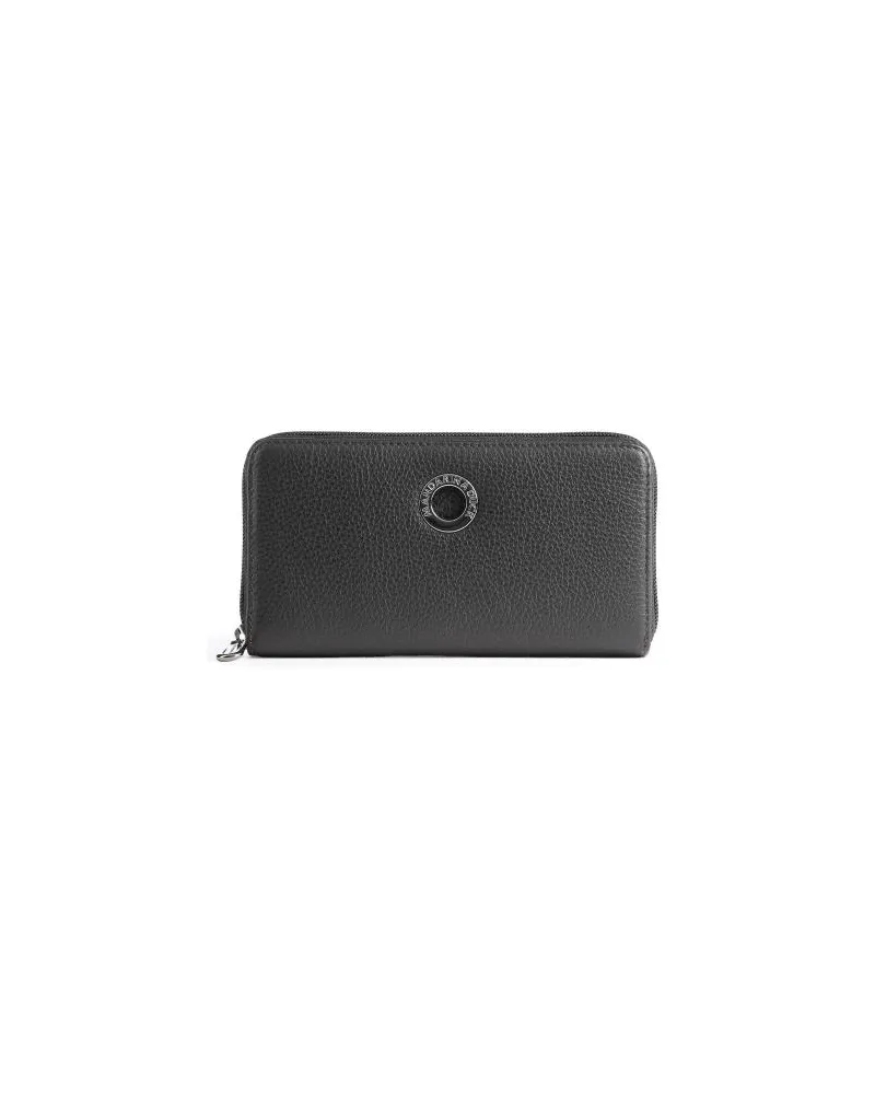Mandarina Duck Mellow Leather Geldbörse schwarz Schwarz