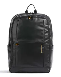 Mandarina Duck Eco Coated Rucksack schwarz Schwarz