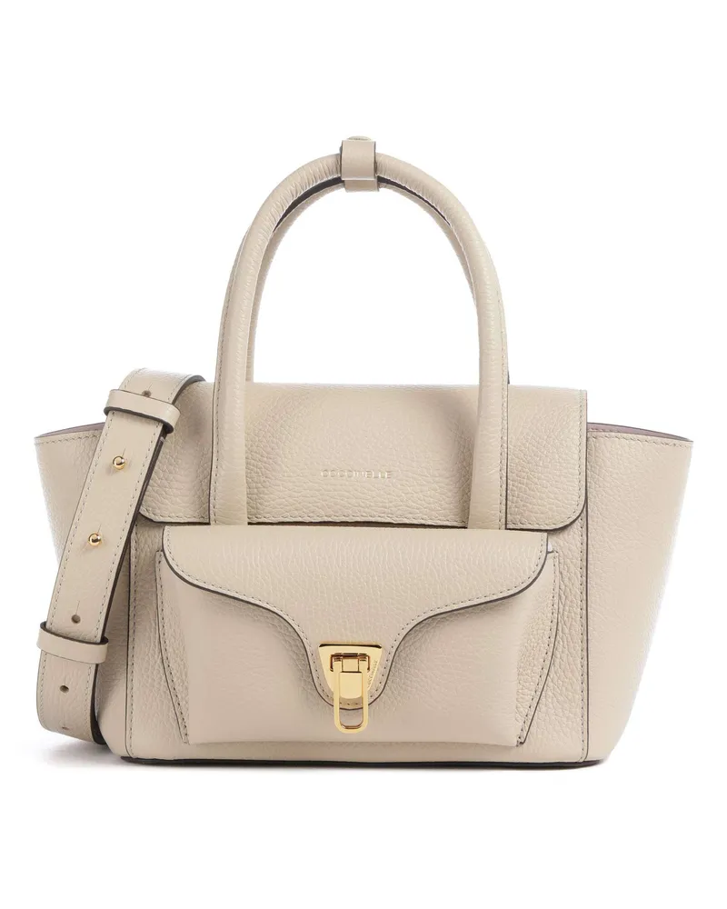 Coccinelle Handtasche Beat Double in beige Beige