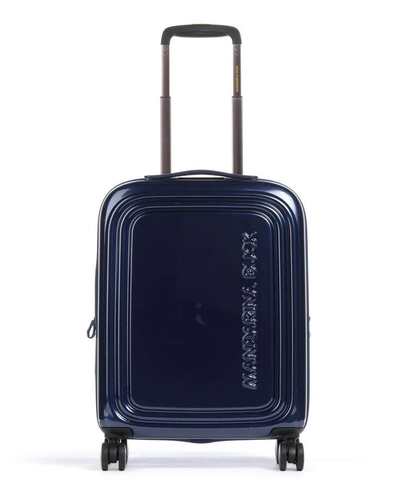 Mandarina Duck 4-Rollen Trolley Logoduck+ Metal in blau Blau